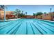 Community lap pool with swim lanes and shade structure at 3533 N 159Th Ln, Goodyear, AZ 85395