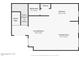 First floor plan showing living room, kitchen, and dining area at 900 S 94Th St # 1065, Chandler, AZ 85224