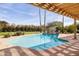 Inviting pool with pergola and spacious patio at 12801 N 65Th Pl, Scottsdale, AZ 85254