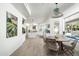 Kitchen with breakfast nook and view of the backyard at 10413 N 118Th Pl, Scottsdale, AZ 85259