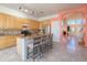 Kitchen with granite countertops and an island at 1342 N Mckenna Ln, Gilbert, AZ 85233