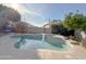 Relaxing kidney-shaped pool perfect for summer fun at 1342 N Mckenna Ln, Gilbert, AZ 85233