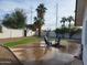 Spacious backyard with artificial turf, patio, fire pit, and seating at 2013 N 66Th St, Scottsdale, AZ 85257