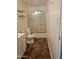 Bathroom features a shower/tub combo, toilet, and vanity with storage at 17200 W Bell Rd # 1015, Surprise, AZ 85374