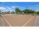 Well-maintained community basketball court allows residents a convenient way to engage in sports and recreation at 10101 E Posada Ave, Mesa, AZ 85212