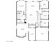 Detailed floor plan illustrating the layout of a spacious home with multiple bedrooms and living areas at 10101 E Posada Ave, Mesa, AZ 85212