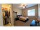 Bright bedroom with spacious closet and ensuite bathroom at 2285 E Mead Dr, Gilbert, AZ 85298