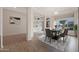 Formal dining room with a modern table and chairs at 22318 N Dusty Trail Blvd, Sun City West, AZ 85375