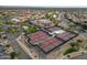 Aerial view of numerous pickleball courts within a community at 22318 N Dusty Trail Blvd, Sun City West, AZ 85375