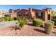 Stunning curb appeal featuring a two-car garage and neatly landscaped yard at 31101 N 136Th Ln, Peoria, AZ 85383