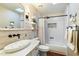 Clean bathroom with white subway tile and updated fixtures at 6501 E Cholla St, Scottsdale, AZ 85254