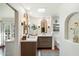 Modern bathroom with double vanity and stylish tile at 6501 E Cholla St, Scottsdale, AZ 85254