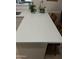 White quartz kitchen island with seating for two at 7920 E Frito Dr, Mesa, AZ 85208