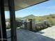 Outdoor kitchen and barbecue area featuring desert landscaping and a scenic view at 10336 E Chia Way, Scottsdale, AZ 85262