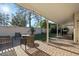 Covered patio, artificial turf, and built-in BBQ area at 2235 E Lakecrest Dr, Gilbert, AZ 85234