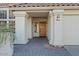 Elegant front door entrance with brick walkway at 2235 E Lakecrest Dr, Gilbert, AZ 85234