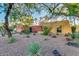 Landscaped front yard with desert plants and gravel at 2534 S Grandview Ave, Tempe, AZ 85282