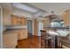 Kitchen with light wood cabinets and hardwood floors at 2534 S Grandview Ave, Tempe, AZ 85282