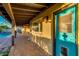 Poolside patio with turquoise door and pool view at 2534 S Grandview Ave, Tempe, AZ 85282