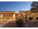 Front view of single-story home with desert landscaping at 12866 S 183Rd Ave, Goodyear, AZ 85338