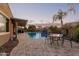 Outdoor patio furniture with a view of the pool at 21438 S 194Th St, Queen Creek, AZ 85142