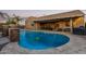 Stunning pool with a water feature and a covered patio at 21438 S 194Th St, Queen Creek, AZ 85142