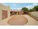 Large backyard with kidney shaped patio at 2546 E Hale St, Mesa, AZ 85213