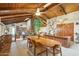 Open concept dining area with adjacent kitchen and living room at 2546 E Hale St, Mesa, AZ 85213