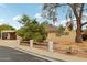 Single-story home with attached garage and mature trees at 2546 E Hale St, Mesa, AZ 85213