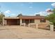 Single-story home with attached garage and desert landscaping at 2546 E Hale St, Mesa, AZ 85213