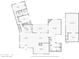 One-story home floor plan, including primary bedroom and finished basement at 2546 E Hale St, Mesa, AZ 85213