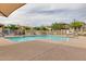 Relaxing community pool with lounge chairs at 2955 N Augustine --, Mesa, AZ 85207