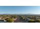 This aerial view highlights the community's street layout and mountain views at 14211 N Fountain Hills Blvd # B, Fountain Hills, AZ 85268