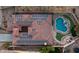 Large home with solar panels and a kidney shaped pool at 1840 W Sierra Sunset Trl, Phoenix, AZ 85085