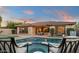 Stunning backyard with a pool, spa, and mountain views at 1840 W Sierra Sunset Trl, Phoenix, AZ 85085