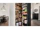 Well-organized pantry with ample shelving and storage at 1840 W Sierra Sunset Trl, Phoenix, AZ 85085