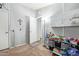 Simple bedroom with neutral walls, carpeted floor, and doorway view, offering a blank canvas at 10120 E Mclellan Rd, Mesa, AZ 85207