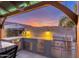 Stainless steel appliances and ample counter space highlight this outdoor kitchen at 34801 N 53Rd St # 26, Cave Creek, AZ 85331