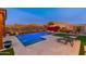 Relaxing backyard oasis with pool and lounge chairs at 34801 N 53Rd St # 26, Cave Creek, AZ 85331