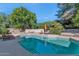 Large, refreshing pool with plenty of surrounding patio space at 6319 E Mariposa St, Scottsdale, AZ 85251