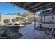 Wonderful backyard with fire pit and covered patio area at 2237 E Nicolet Ave, Phoenix, AZ 85020