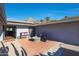 Brick courtyard with fire pit, seating area, and mountain views at 2237 E Nicolet Ave, Phoenix, AZ 85020