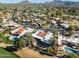 Aerial home view showcasing surrounding golf course and community at 23002 N Country Club Trl Trl, Scottsdale, AZ 85255