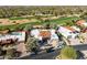 Aerial view of house near golf course at 23002 N Country Club Trl Trl, Scottsdale, AZ 85255