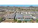 Aerial view of a luxury home community with mountain views at 13487 W Roy Rogers Rd, Peoria, AZ 85383