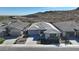 Aerial view of the house showing the front yard and driveway at 13487 W Roy Rogers Rd, Peoria, AZ 85383