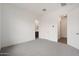View of a bedroom with carpet and an ensuite bathroom at 44713 N 44Th Dr, Phoenix, AZ 85087