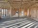 Interior framing of new home under construction at 5526 W Paseo Way, Laveen, AZ 85339