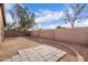 Backyard with grassy area and brick border at 15829 W Carmen Dr, Surprise, AZ 85374