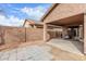 Backyard patio with seating area and view at 15829 W Carmen Dr, Surprise, AZ 85374